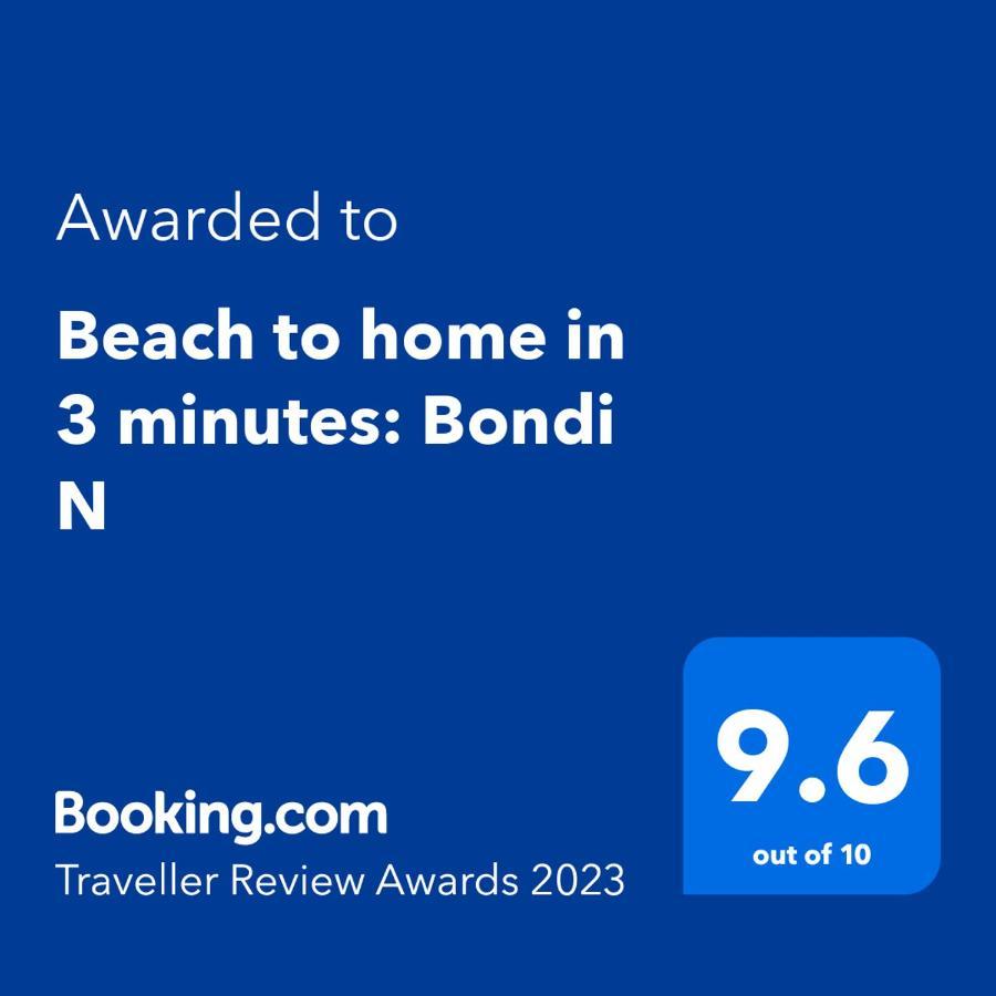 Beach To Home In 3 Minutes: Bondi N Sydney Luaran gambar